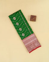 SC3089 - SATIN WITH COPPER ZARI LINES AND BUTTA